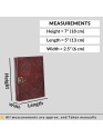 Genuine Leather Bound Journal Brown Notepad Writing Diary Sktetchbook For Artist